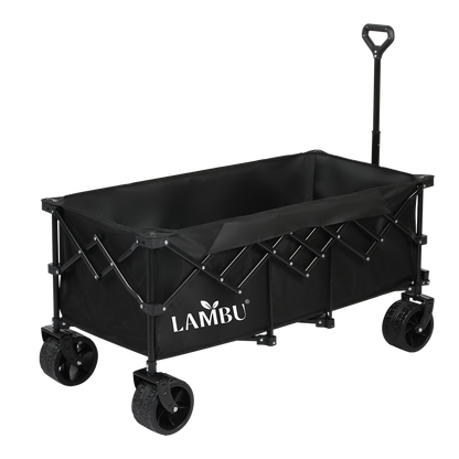 Lambu Folding Wagon Trolley Cart-1954802442663235592