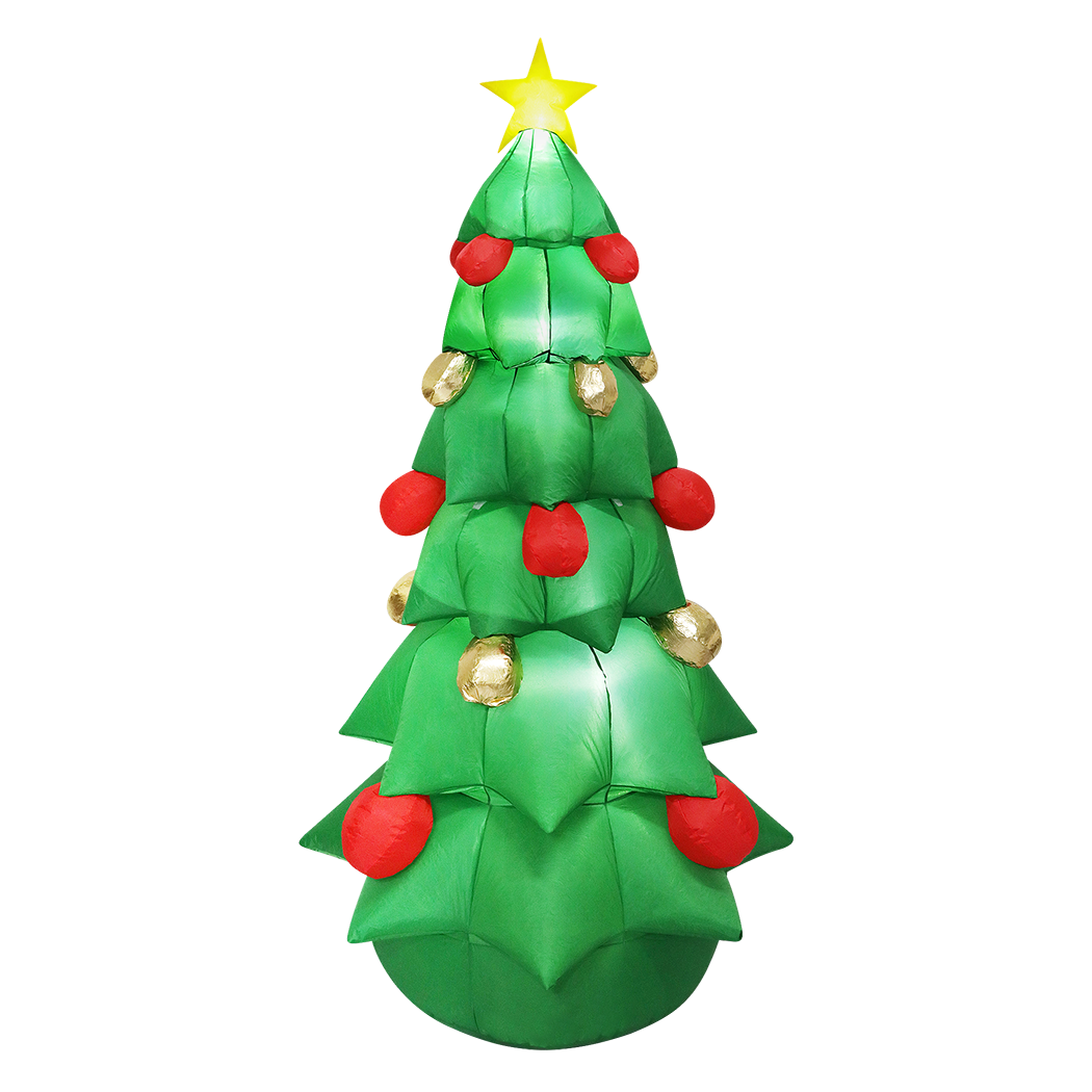 Santaco 2.5M Inflatable Christmas with Led Lights-1952534169020141576