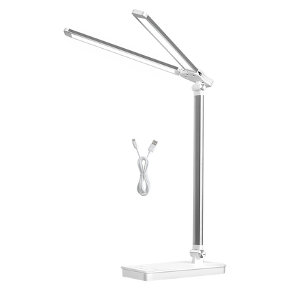 Emitto Double Head Desk Lamp LED Light Eye Caring USB-1954802474523168776