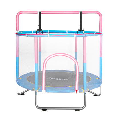 Centra 55&quot; Kids Trampoline Rebounder Pink-1954802468797943816