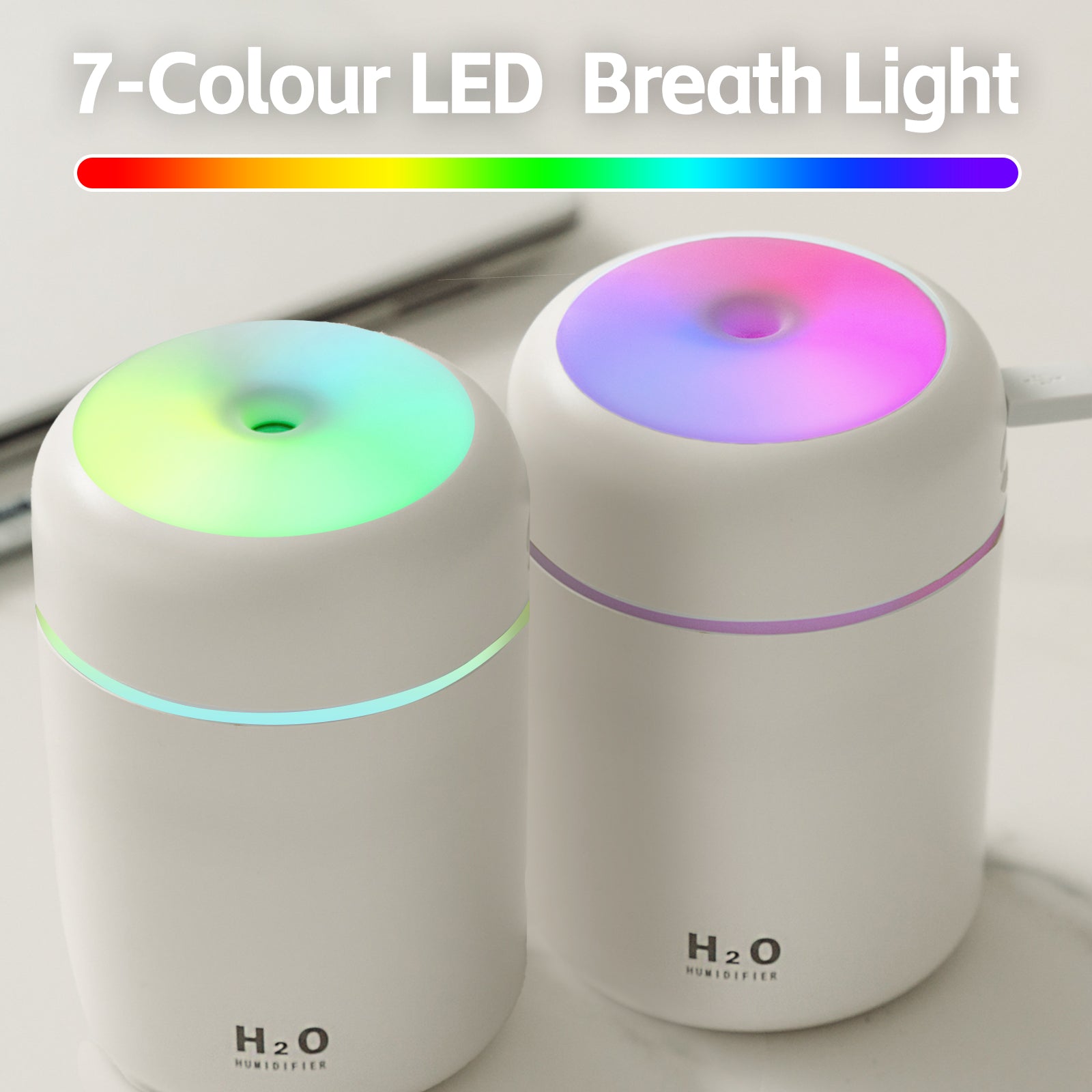 Livingtoday Mini Led Ultrasonic Humidifier 300Ml - 05