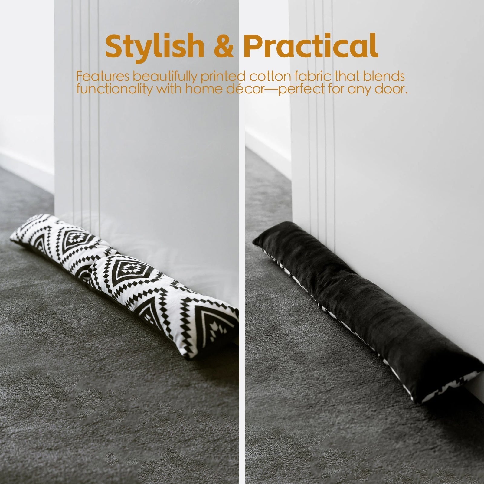 2 Pcs Door Window Draught Stopper - 03