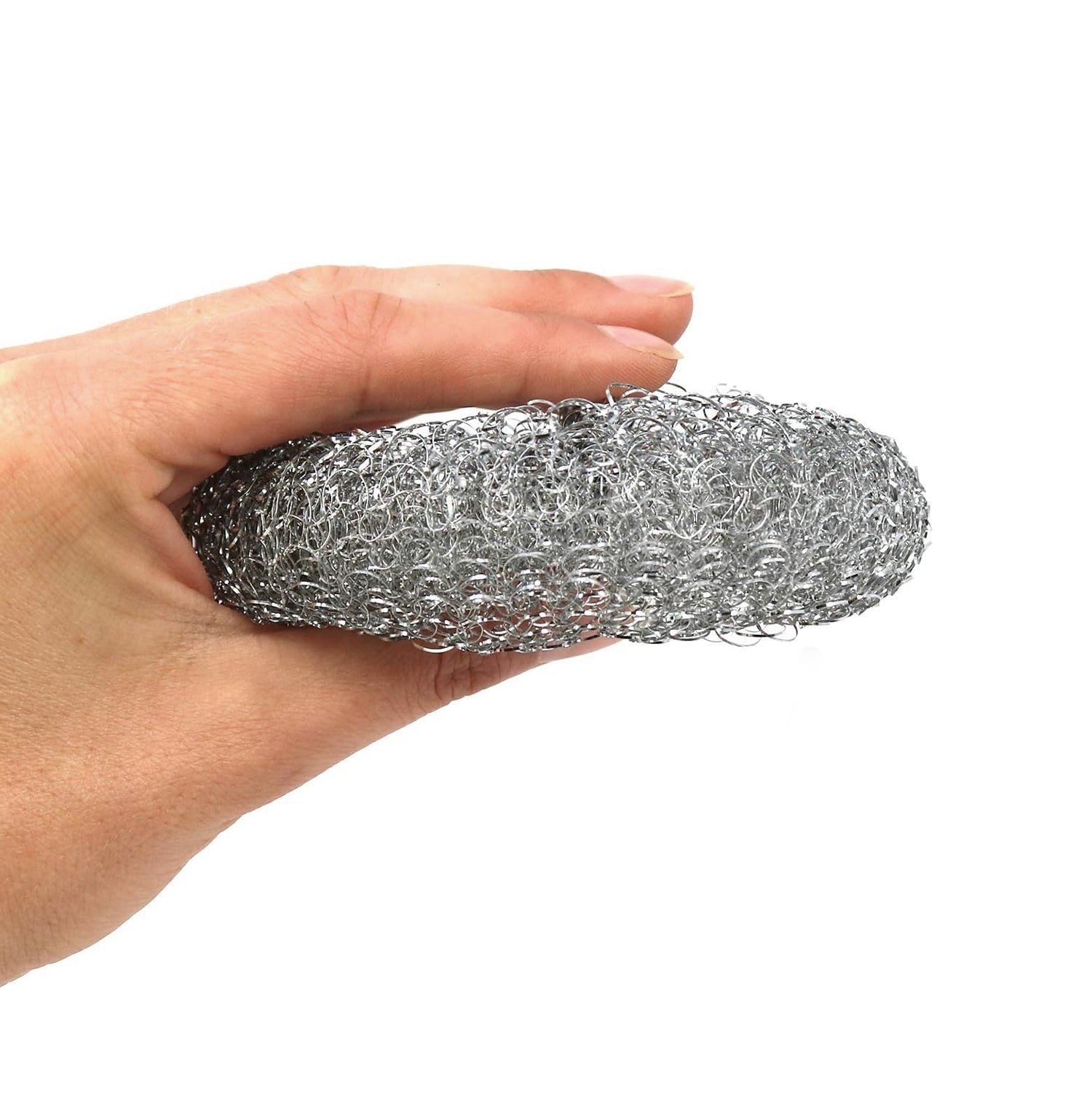 6 Pcs Household Cleaning Stainless Steel Jumbo Scourers - 02