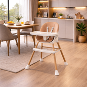 6-In-1 Baby High Chair - Light Pink