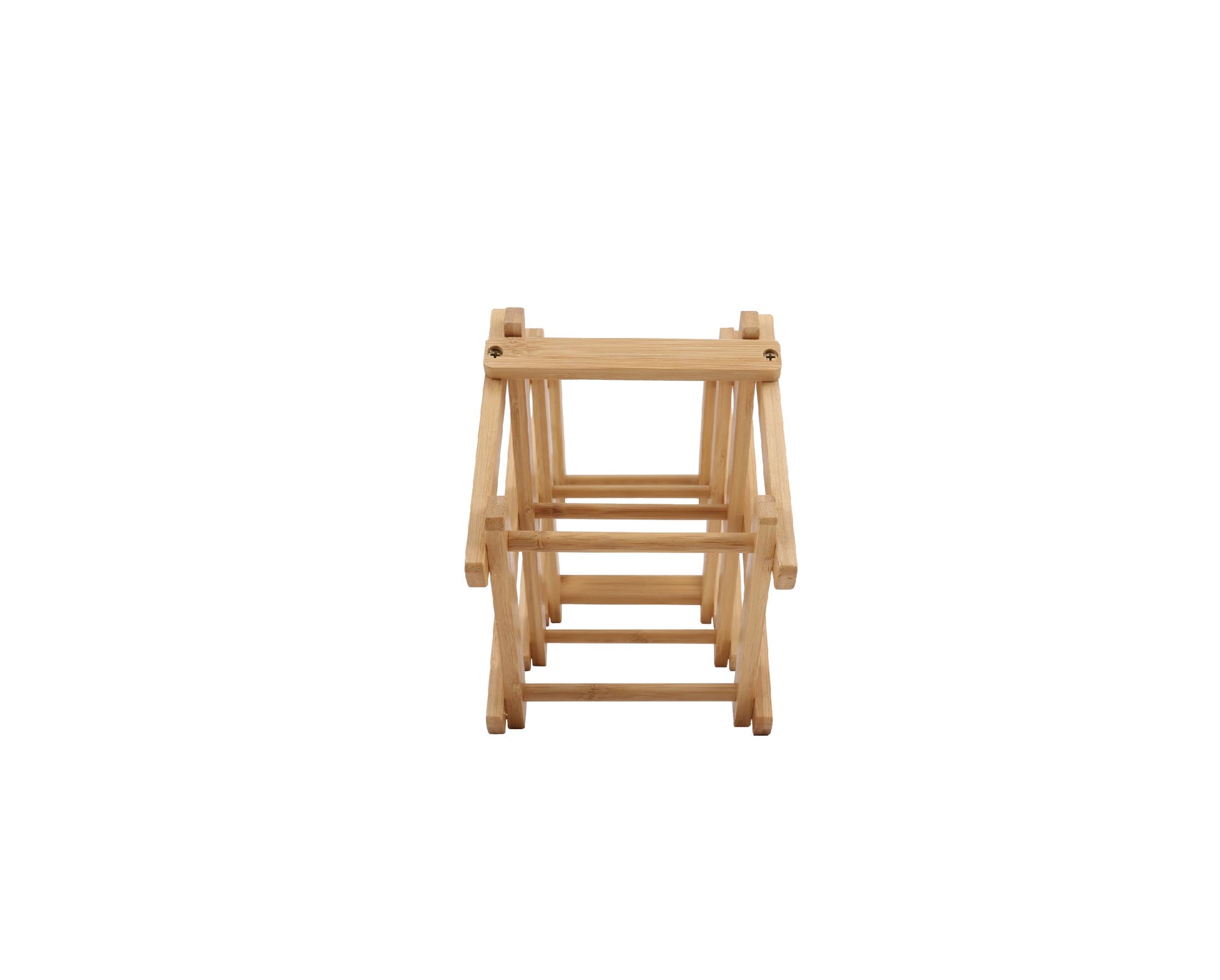 Bamboo Foldable Wine Bottle Holder - 05