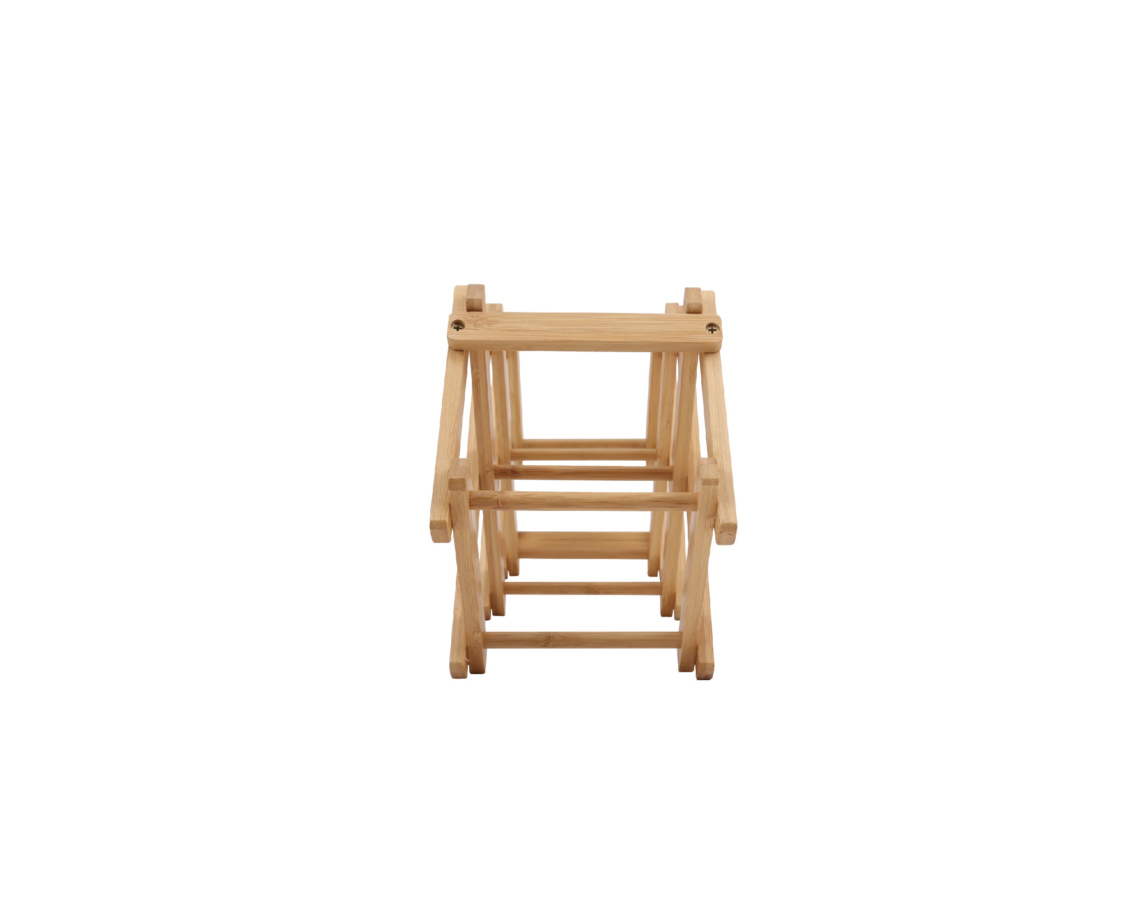 Bamboo Foldable Wine Bottle Holder - 05
