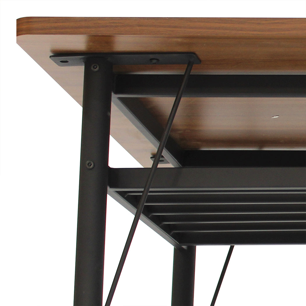 Levede Dining Table Storage Shelf 4-6 Seater 150cm-2018816926410739718