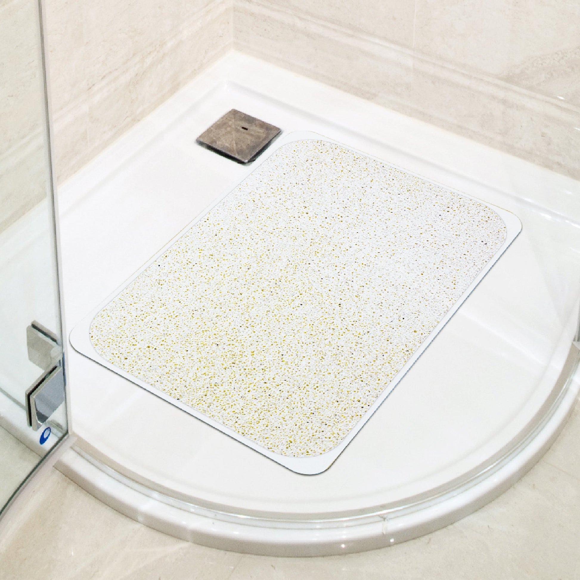 2 Pcs Premium Non Slip Loofah Shower Mat Bathroom Safe 75 X 44 Cm - 09