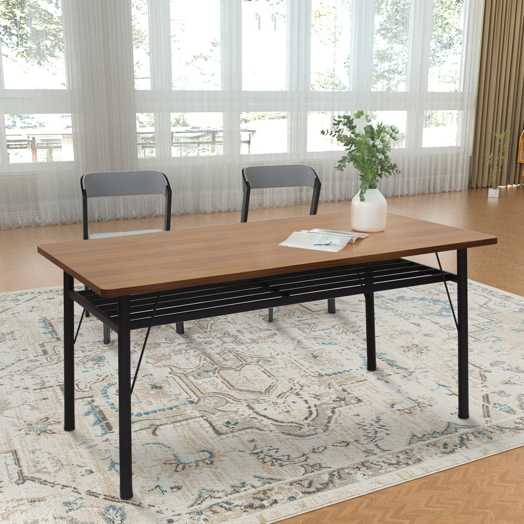 Levede Dining Table Storage Shelf 4-6 Seater 150cm-1954802997599014919
