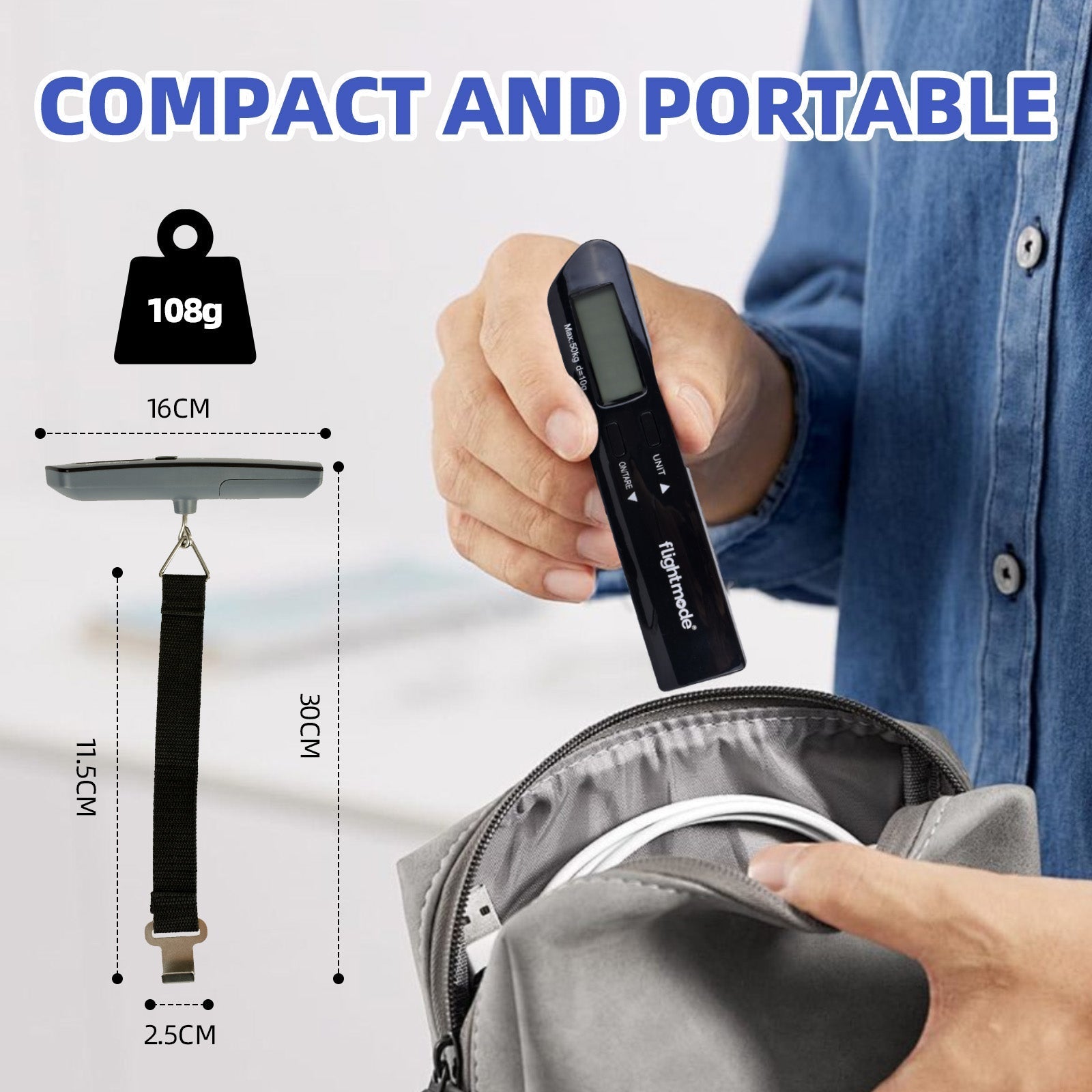 Flightmode Digital Luggage Scale - 04