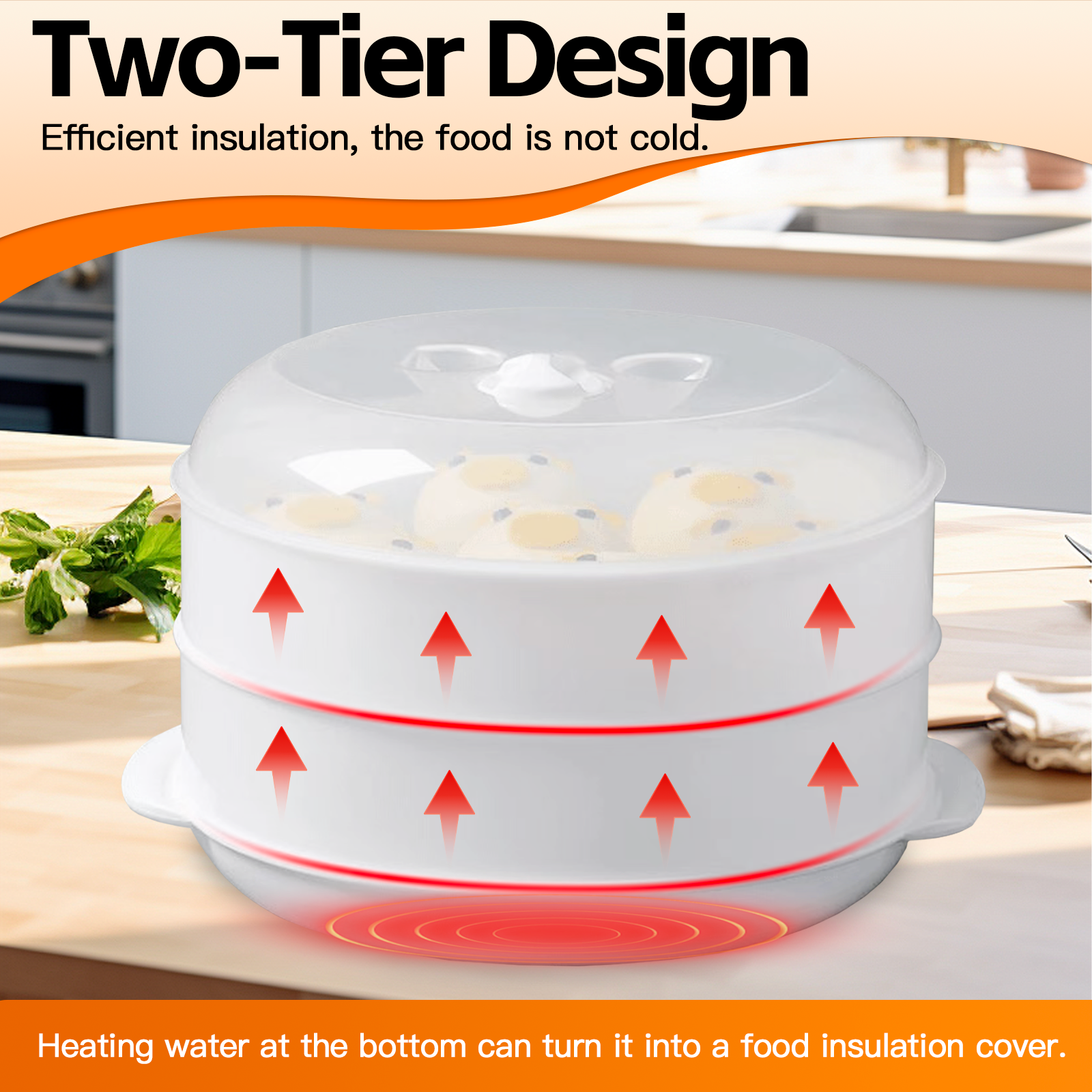 2 Tier Microwave Steamer - 06
