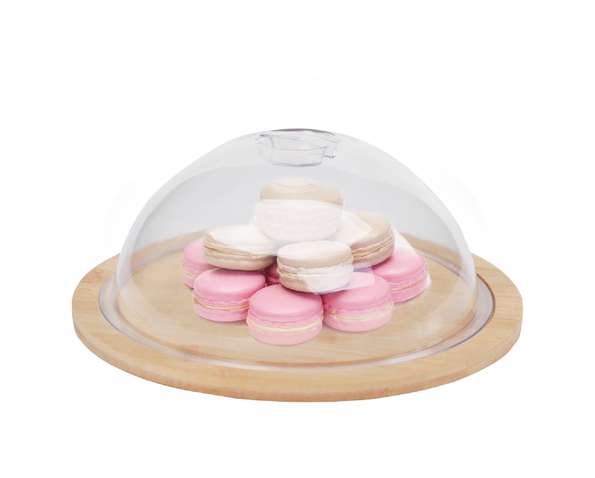 Bamboo Mini Round Cheese Tray - 01
