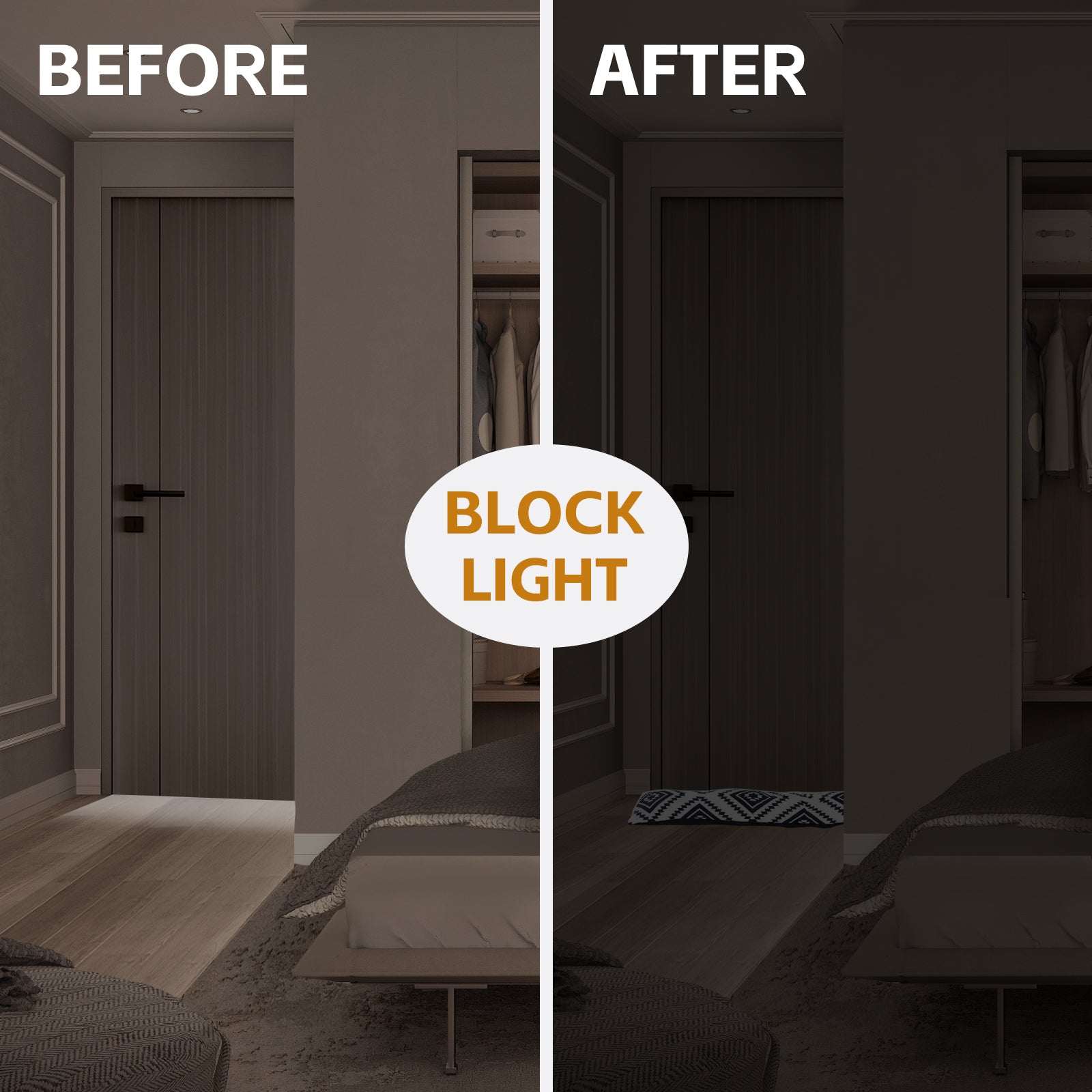 2 Pcs Door Window Draught Stopper - 06