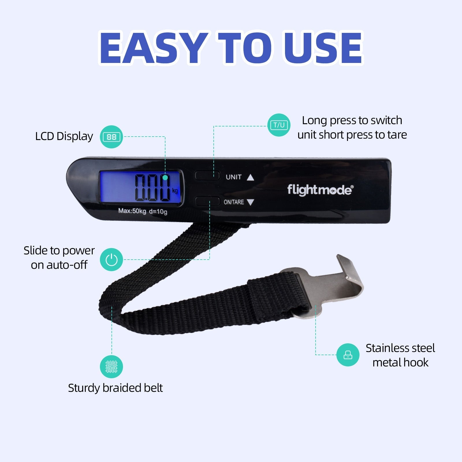 Flightmode Digital Luggage Scale - 07