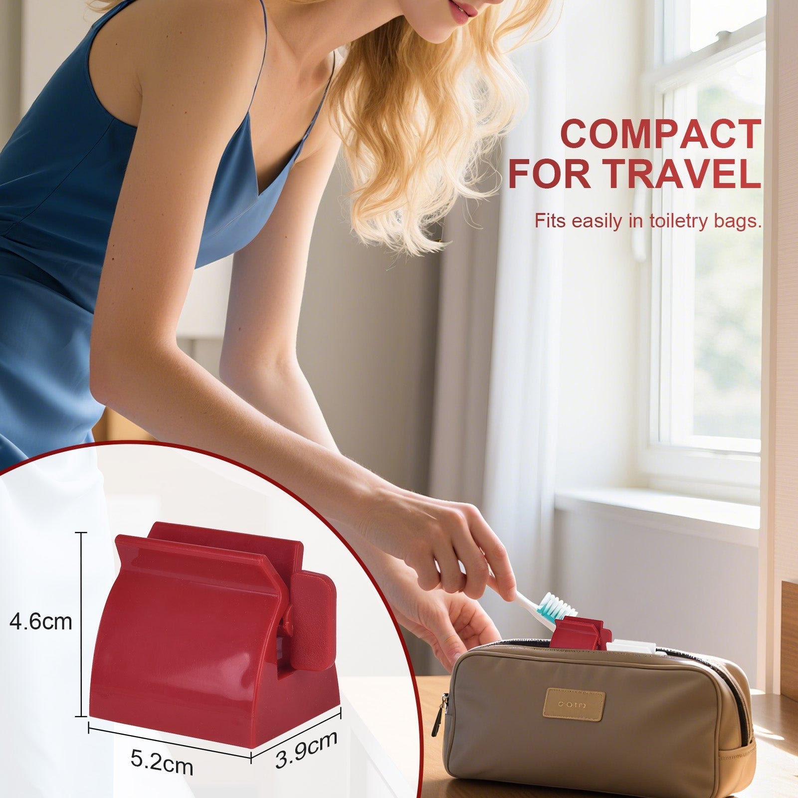 2 Pcs Toothpaste Rolling Dispensers Squeezer - 09