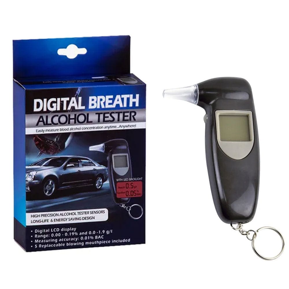 Breathalyzer Digital Lcd Alcohol Breath Tester - 04