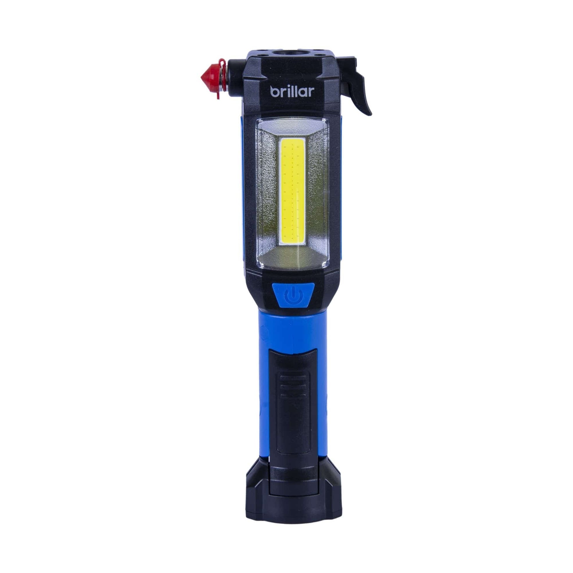 Brillar Emergency Torch Seatbelt Cutter Window Breaker Blue - 01