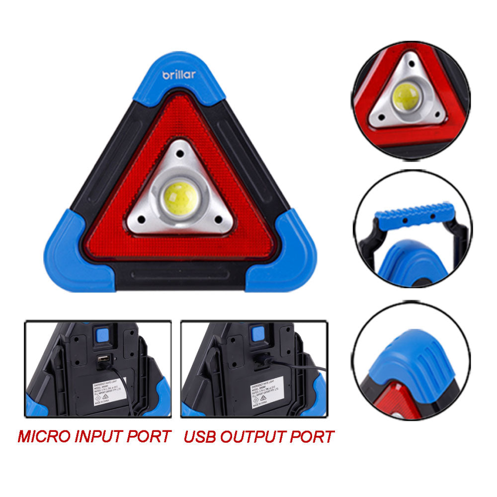 Brillar Emergency Mate 300 Lumen Rechargeable Roadside Safety Light - 04