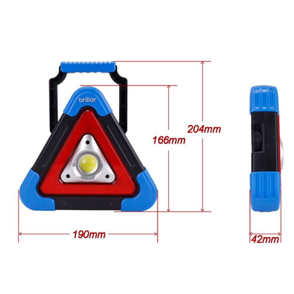 Brillar Emergency Mate 300 Lumen Rechargeable Roadside Safety Light - 05