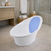 Baby Bath With Backrest & Bum Bump Support - Blue