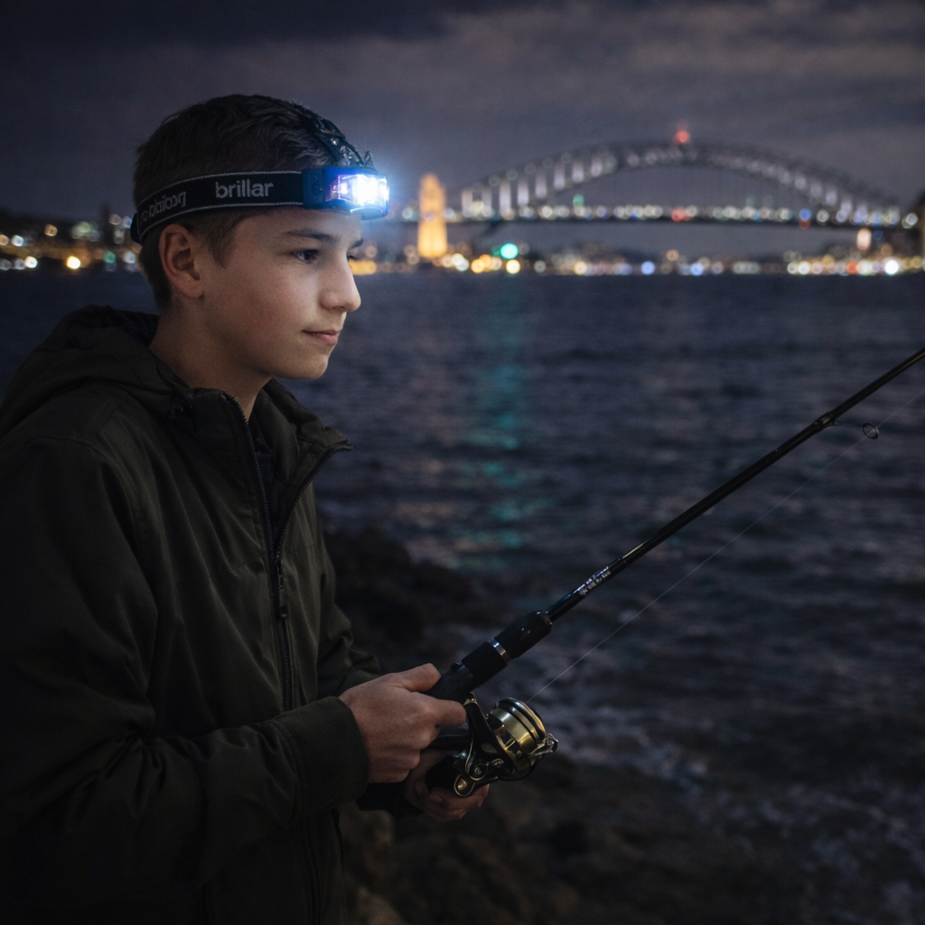 5-Mode Headlamp 200 Lumens with COB LED - Blue