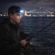 5-Mode Headlamp 200 Lumens with COB LED - Blue
