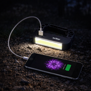 Brillar Powerbank Carabiner Torch 2200mAh - Black