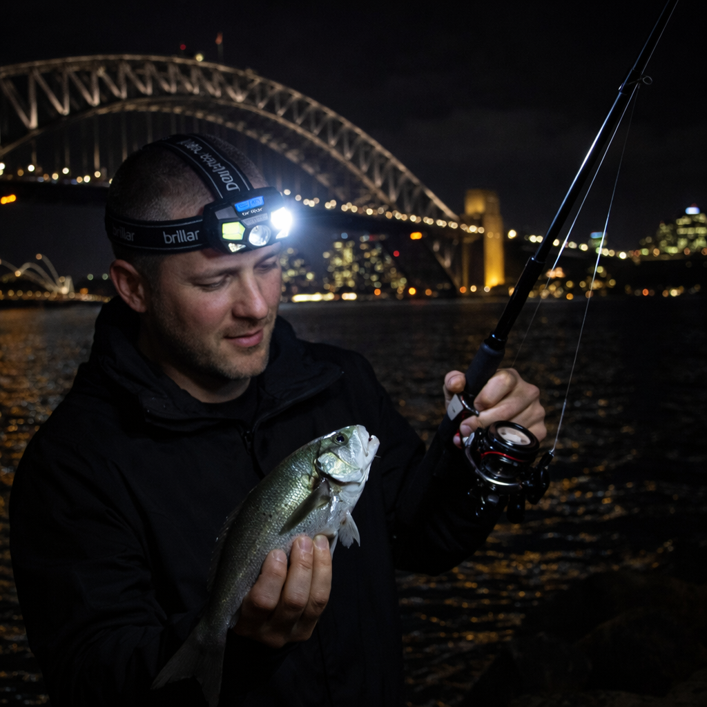 Brillar Sixth Sense - 200 Lumen 6 Mode Rechargeable Headlamp