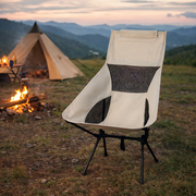 Camping Chair Folding Outdoor Large - Beige
