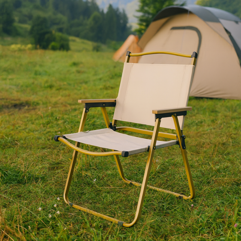 Outdoor Camping Folding Chair x1 - Beige