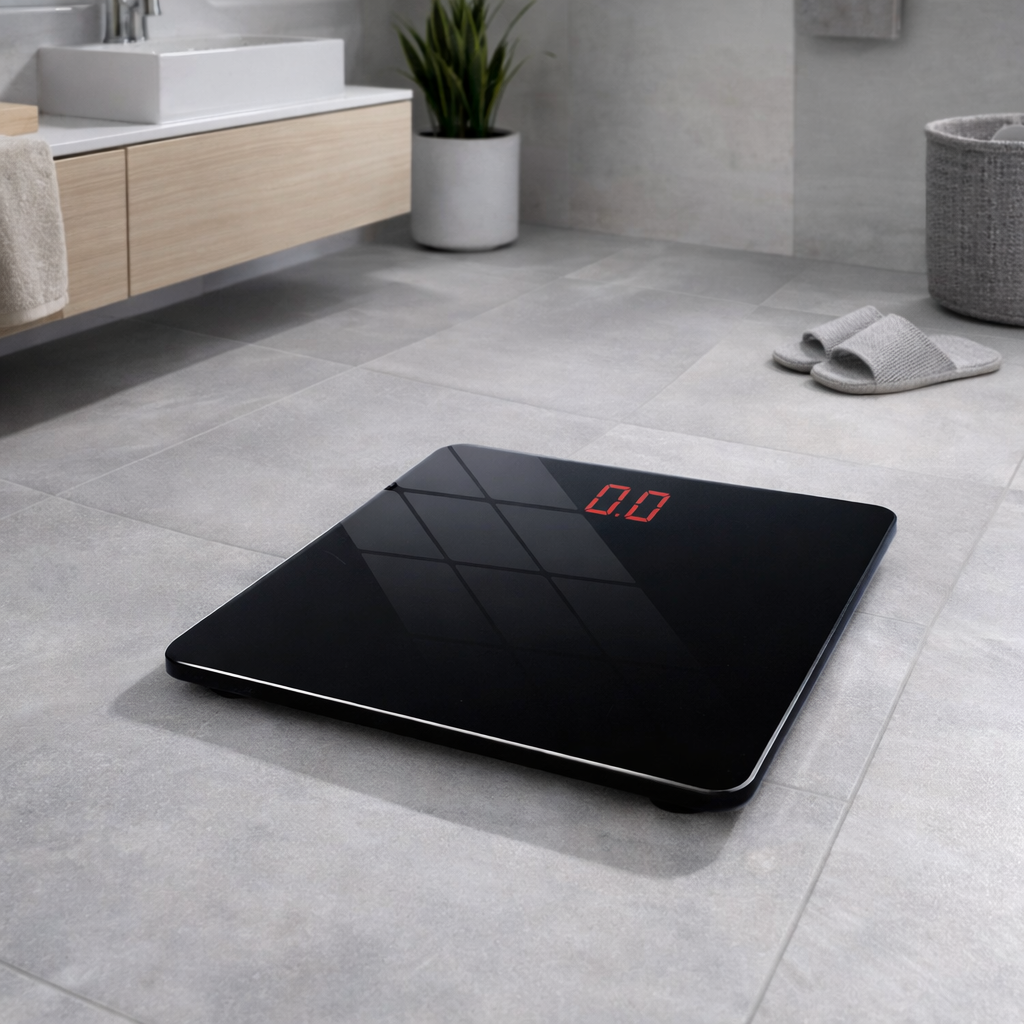 Clevinger Digital Glass Bathroom Scale Max Capacity 180KG