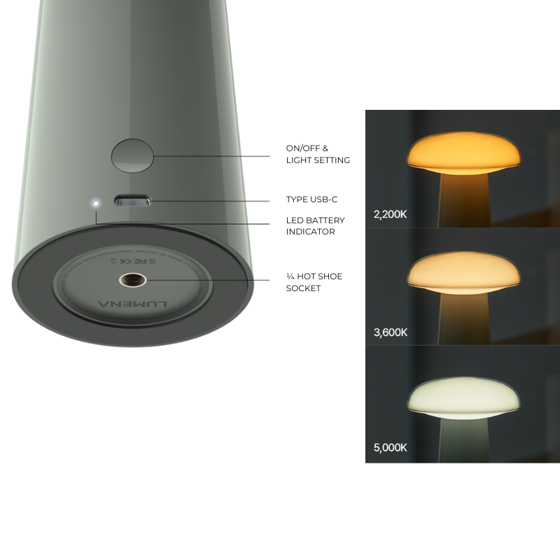 LUMENA SPACE M1 Cordless Mood Lamp