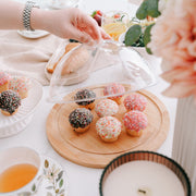 Bamboo Mini Round Cheese Tray - 02