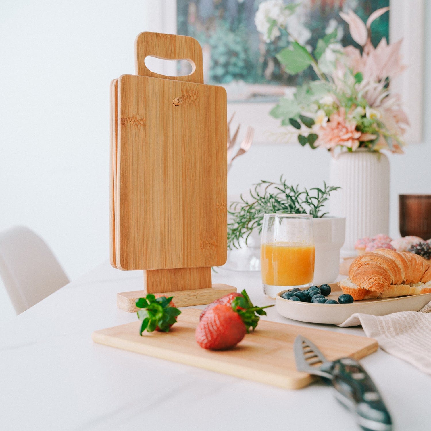 4 Pcs Chopping Block Set With Display - 07