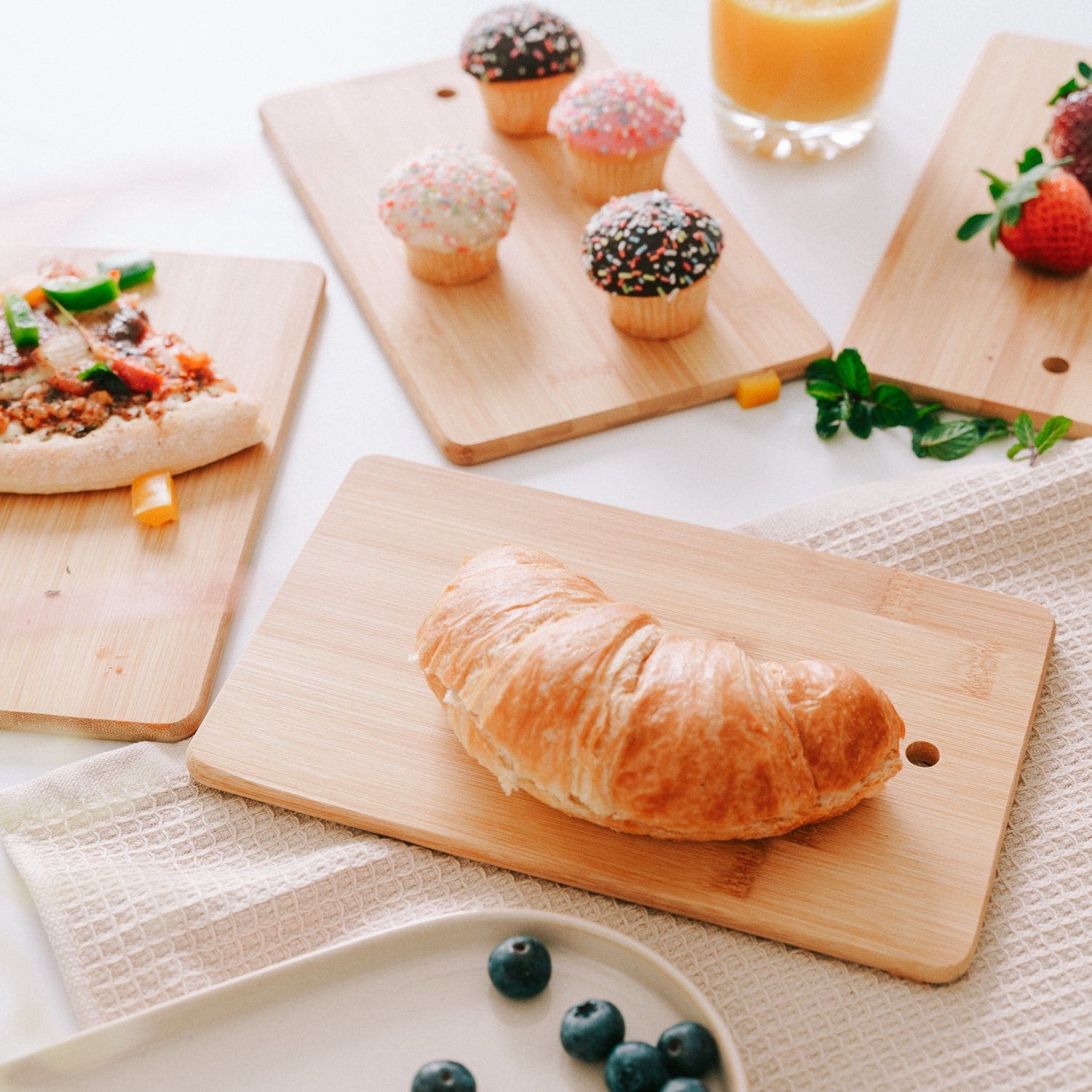 4 Pcs Chopping Block Set With Display - 06