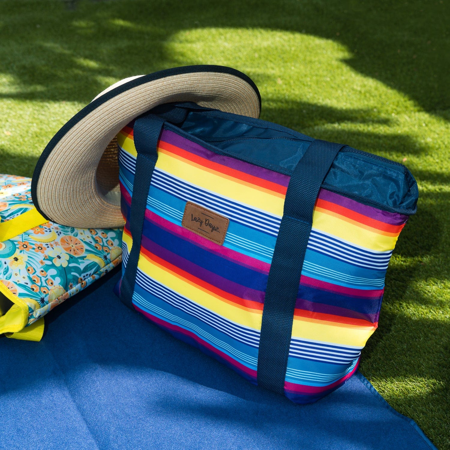 6L Food Safe Insulated Jumbo Cooler Tote Rainbow - 02