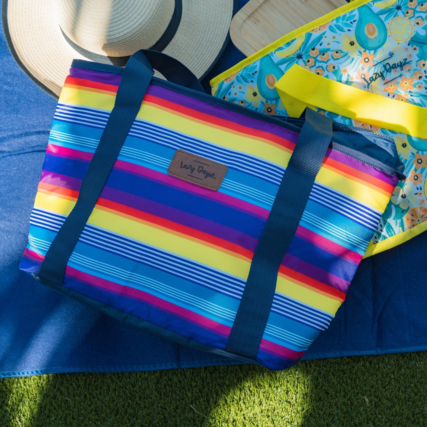 6L Food Safe Insulated Jumbo Cooler Tote Rainbow - 06