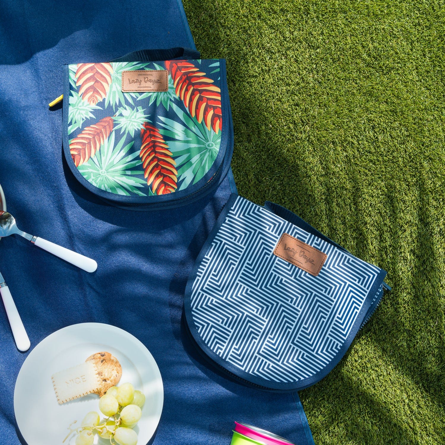 Lazy Dayz Picnic Cutlery Wallet Set Mossman - 03