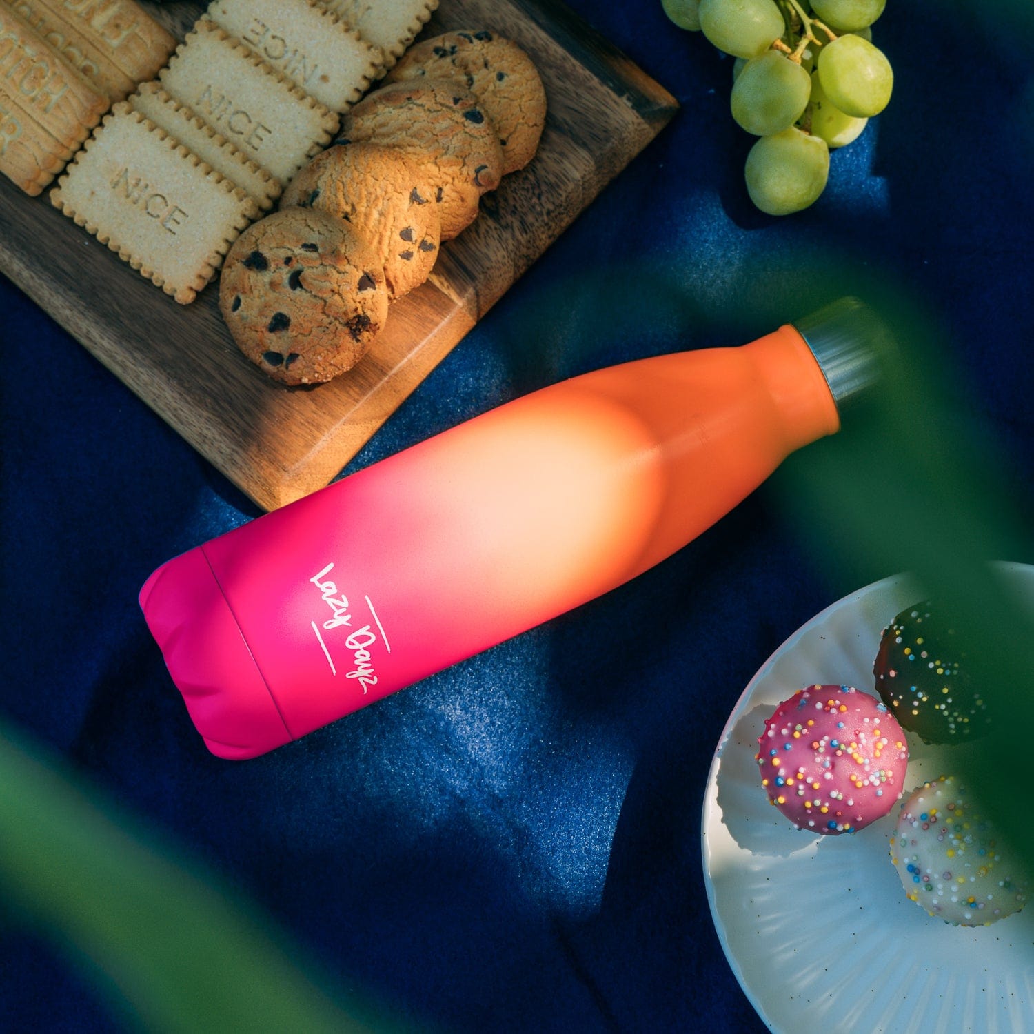 Lazy Dayz Daily Drink Bottle 500Ml Orange Pink Ombre - 06