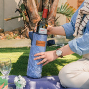 Lazy Dayz Insulated Wine Bottle Tote Makena - 02