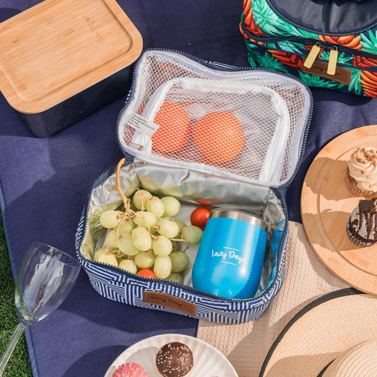 Lazy Dayz Insulated Deluxe Lunch Cooler Makena - 04