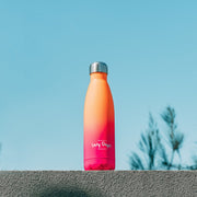 Lazy Dayz Jumbo Drink Bottle 1L Orange Pink Ombre - 01