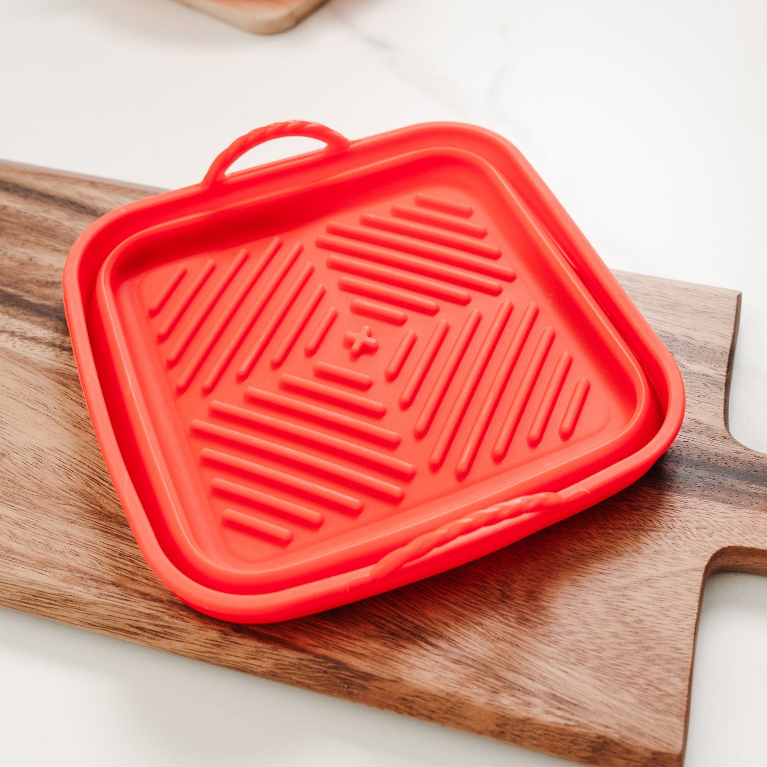 Collapsible Silicone Air Fryer Oven Microwave Liner Square - 04