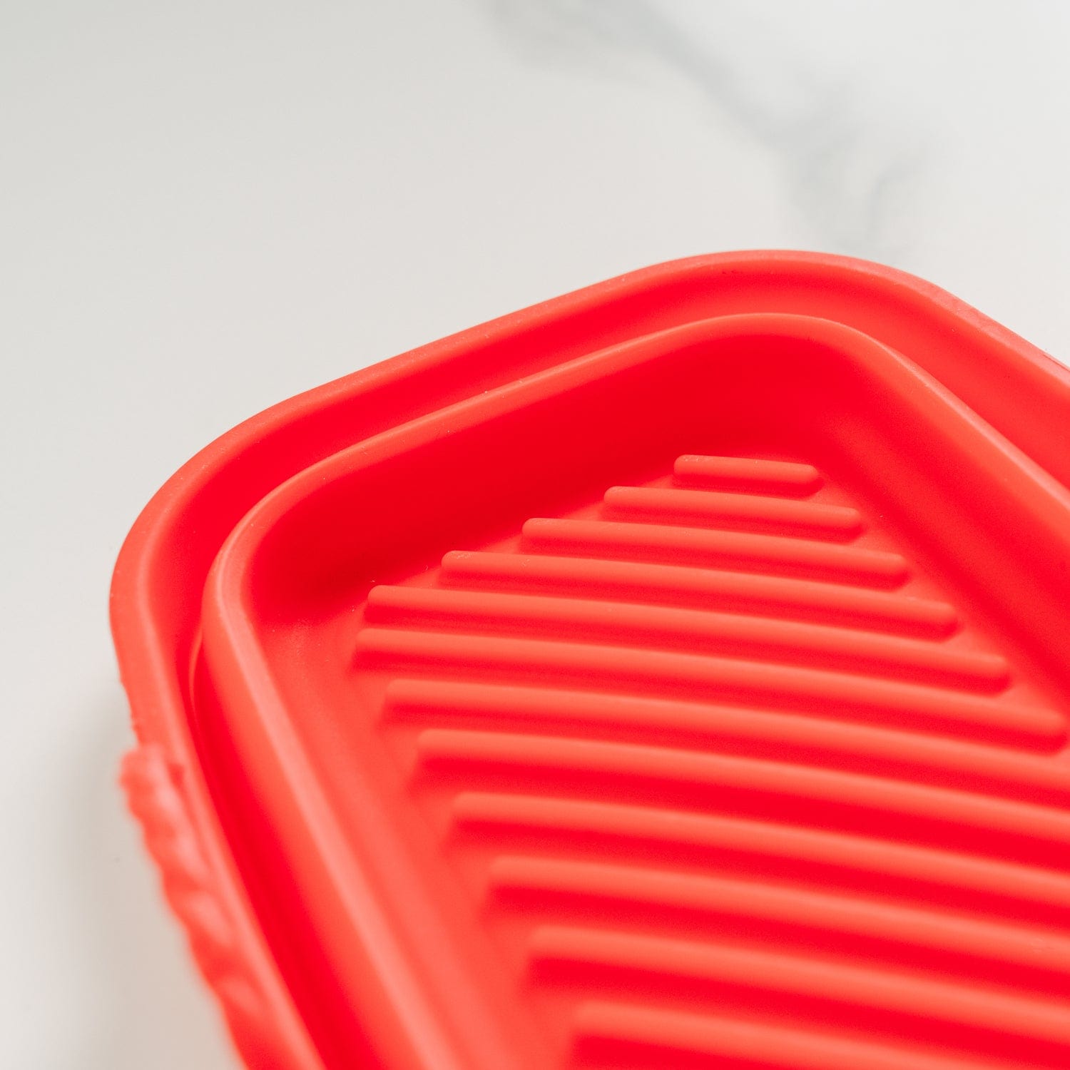 Collapsible Silicone Air Fryer Oven Microwave Liner Rectangle - 02