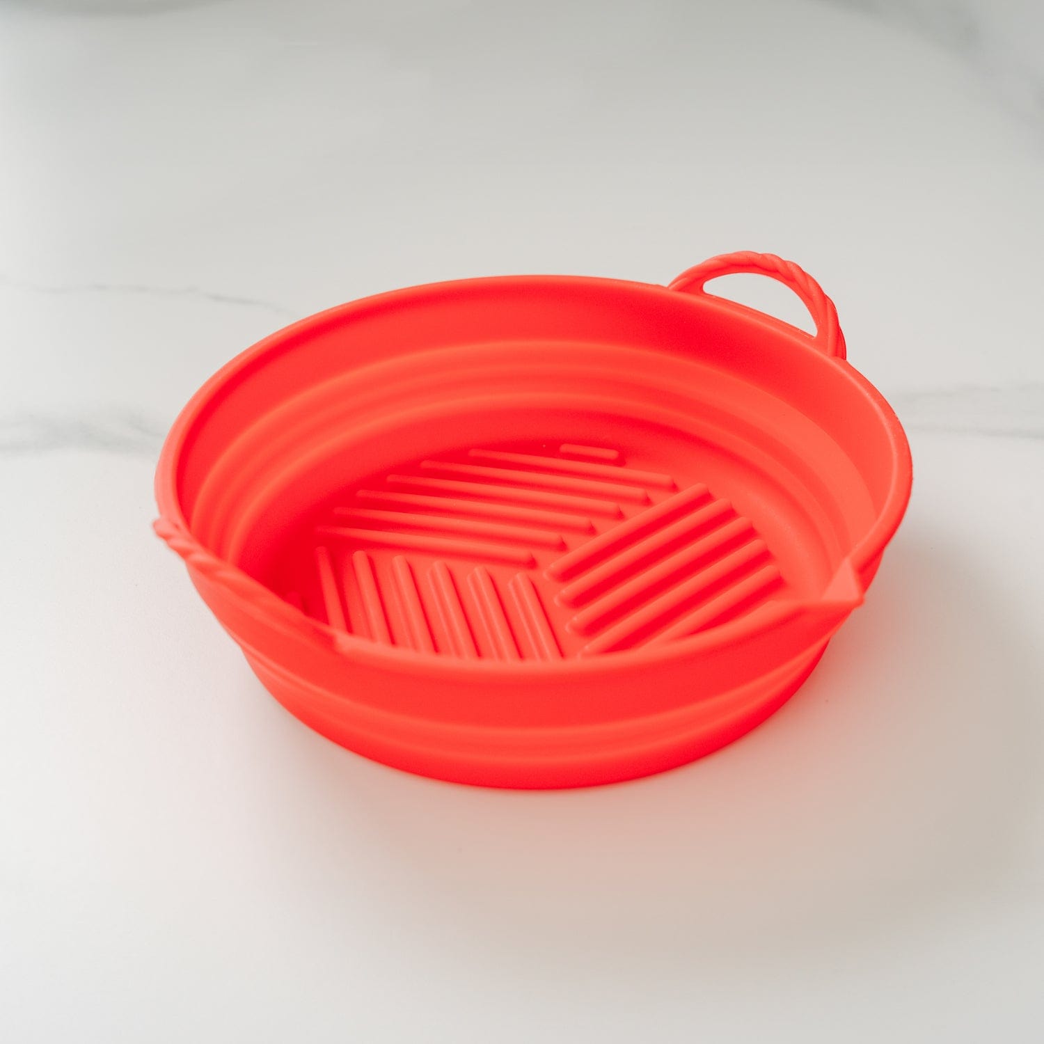 Collapsible Silicone Air Fryer Oven Microwave Liner Round - 02