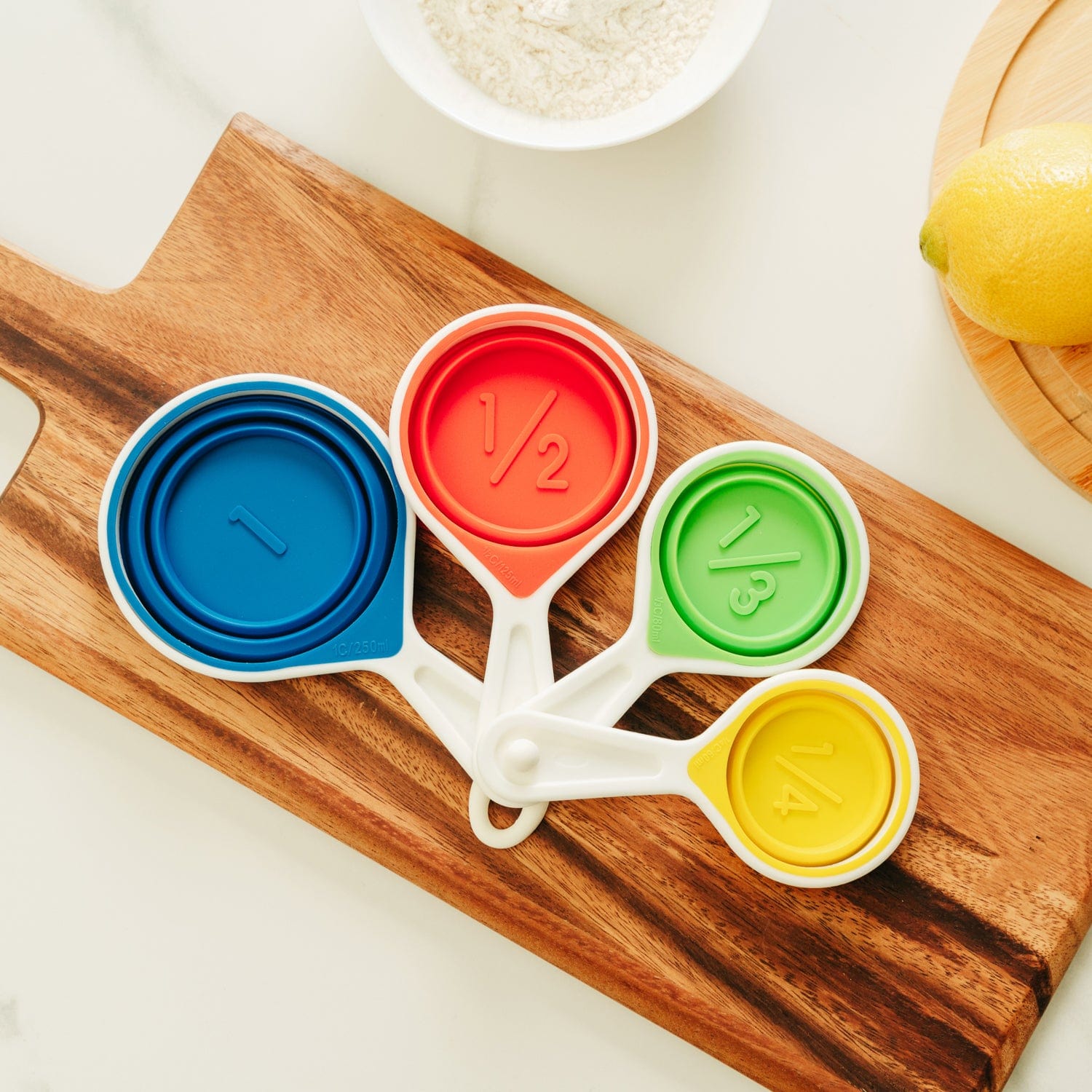 Collapsible Silicone Measuring Cup Set - 01