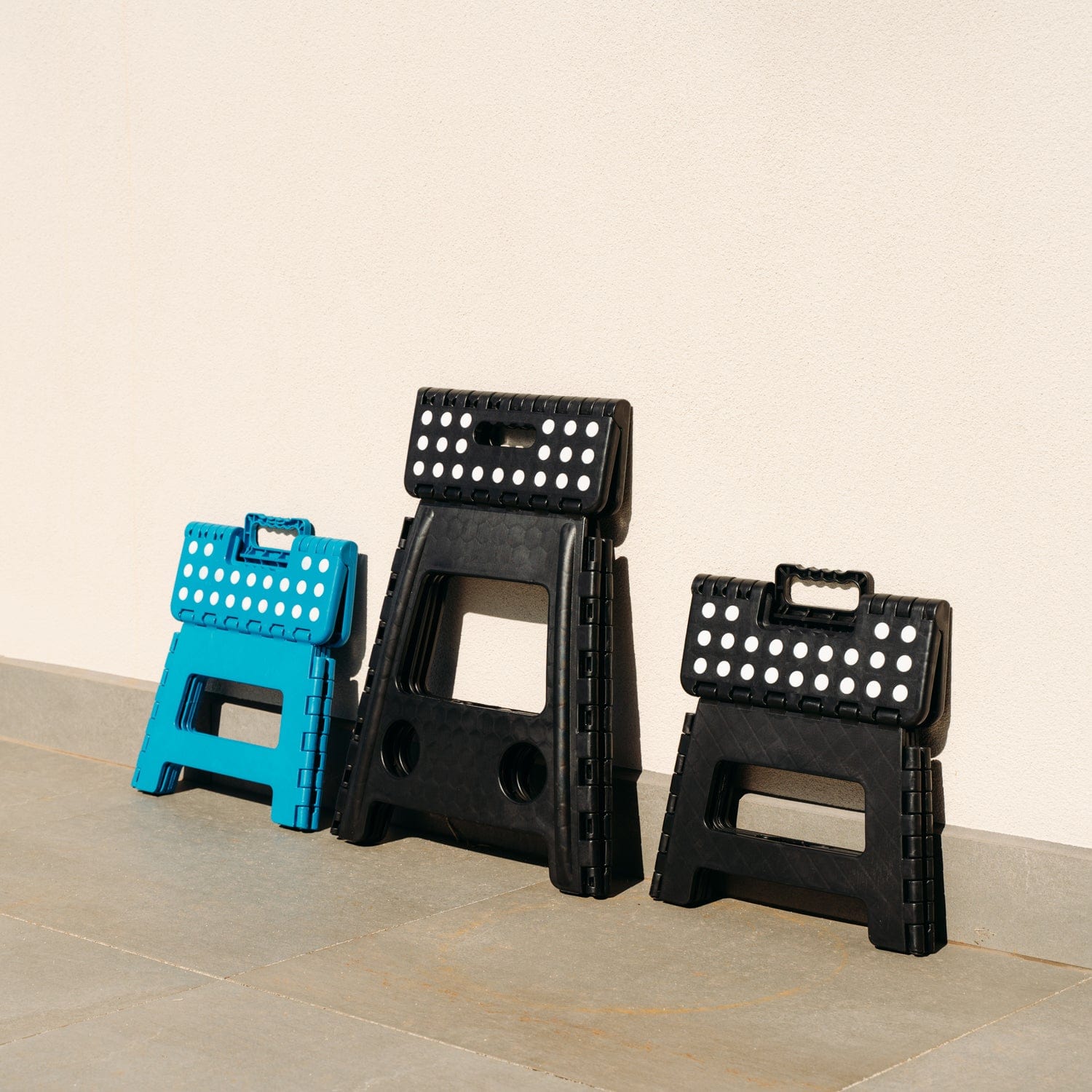 Plastic Folding Stool Portable Chair Outdoor Camping Blue - 10