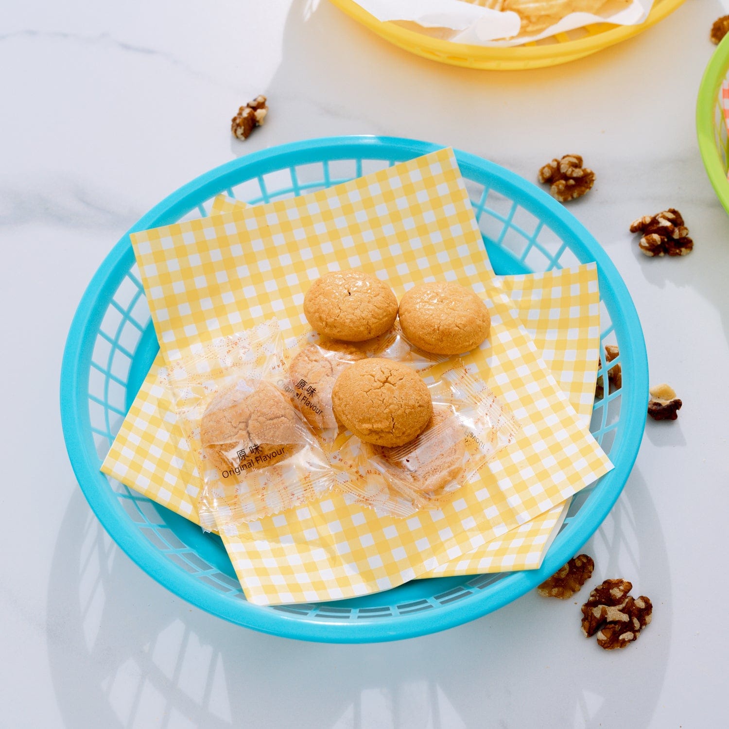 3 Pcs Cook Easy Round Plastic Snack Baskets - 03