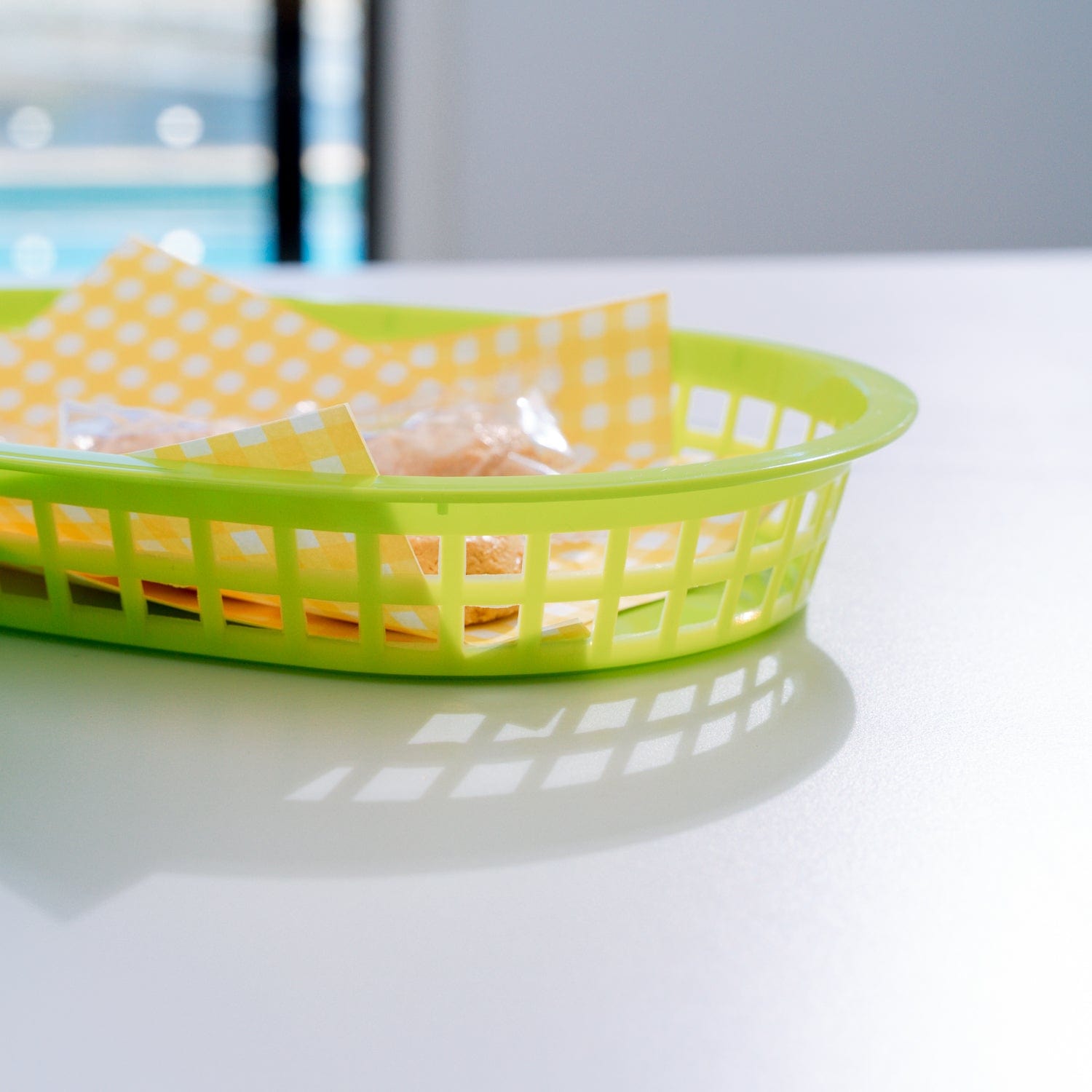 3 Pcs Cook Easy Oval Plastic Snack Baskets - 07
