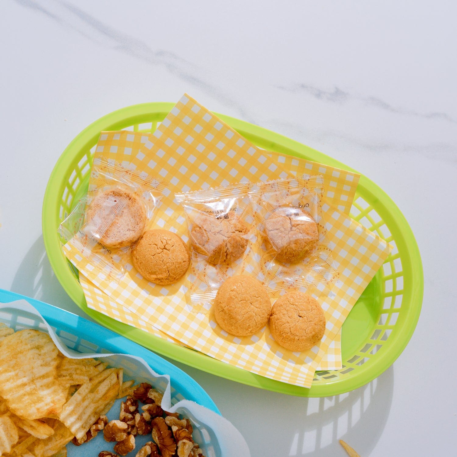3 Pcs Cook Easy Oval Plastic Snack Baskets - 03